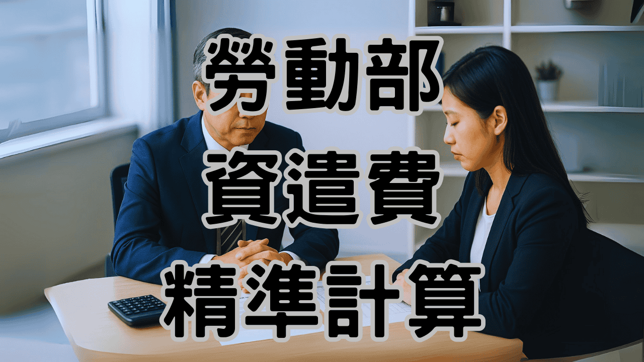 老闆注意！資遣費計算新制這樣算就錯了，勞工局明天就來查怎麼辦-H004