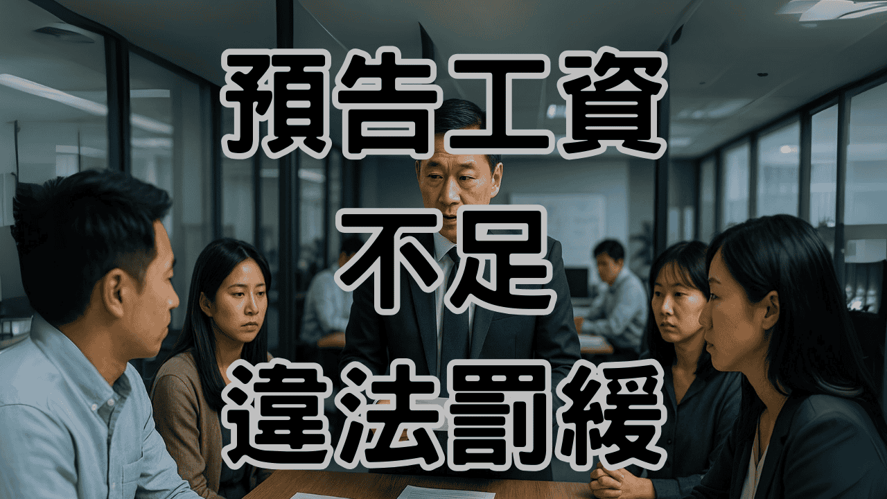 公司在算預告工資與資遣費計算時，把「基本工資」當作「平均工資」少付錢嚴重違法-H010