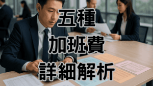 一張圖搞懂5種加班費如何計算不違法