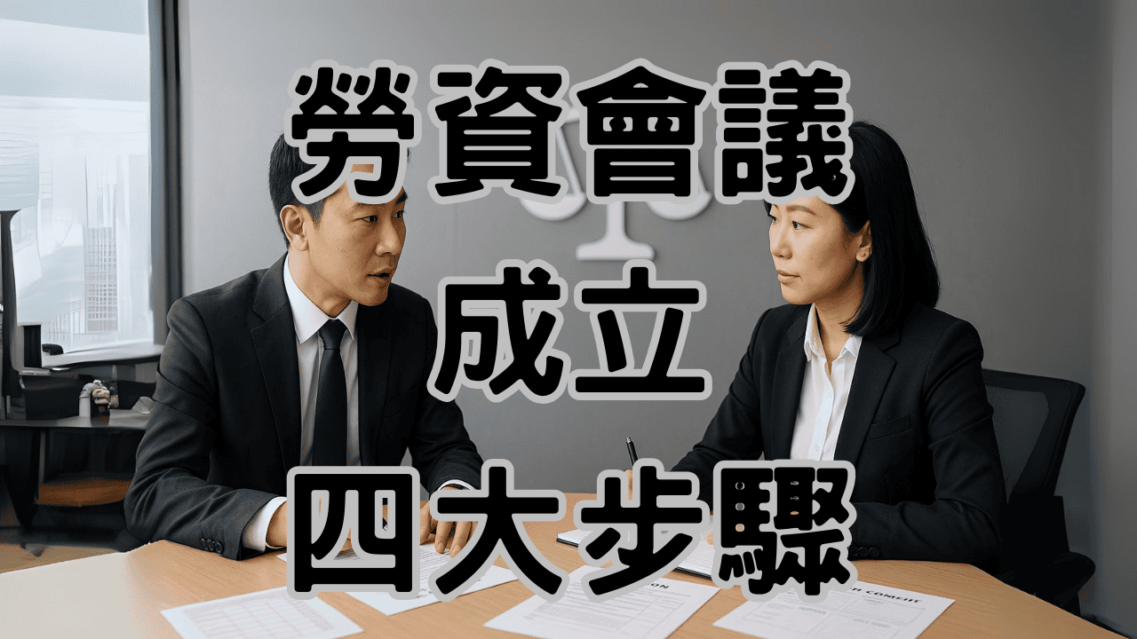 勞資會議成立4步驟與4個注意事項避免違法-K016 1 勞資會議成立的四大步驟與注意事項 1