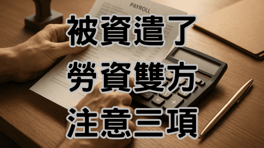 被資遣領多少?用5分鐘教你把資遣費算好算滿，一塊錢都不會少-H034