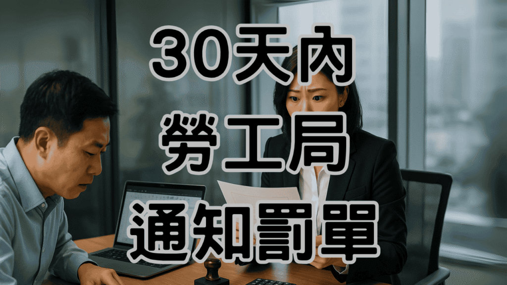 資遣費試算 excel算完就安全？這4個錯誤讓你30天內收到勞工局通知-H039