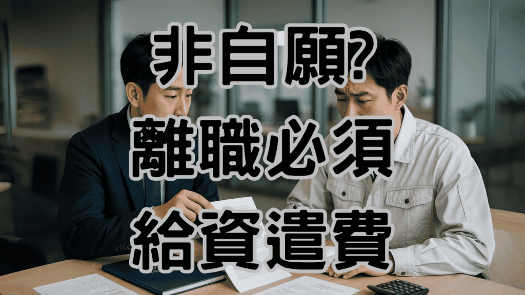 非自願離職一定有資遣費？還有這5種「自願離職」也能領資遣費！-H031