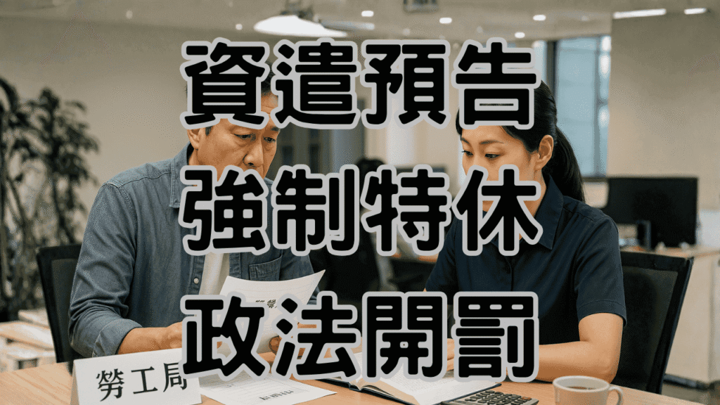 資遣預告期間要上班嗎？教你用「特休+謀職假」合法不用進公司，薪水照領的3個絕招-H064