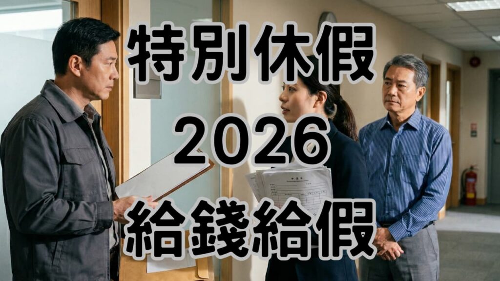 2026勞基法特休怎麼算？依《勞基法》第38條年資對照表＋未休折現一次講清楚-H147